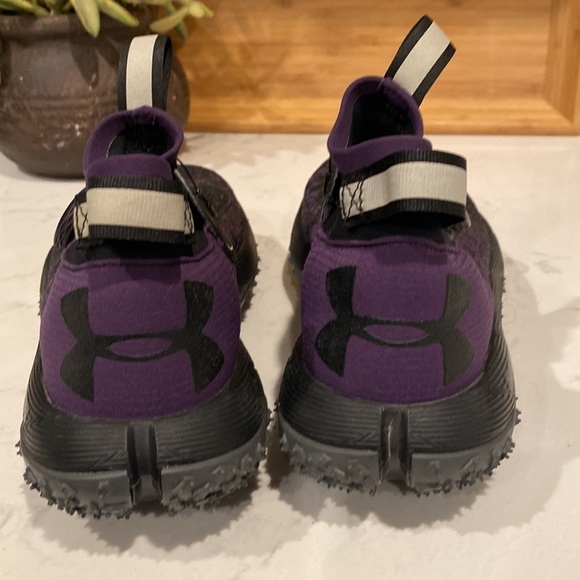 Under Armour UA Fat Tire 2 Running Purple black ortholite comfortable - Picture 6 of 11